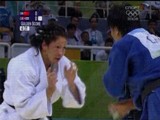 финальная схватка среди женщин в весе до 78кг Олимпийского турнира по дзюдо