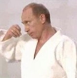 Путин в кимоно